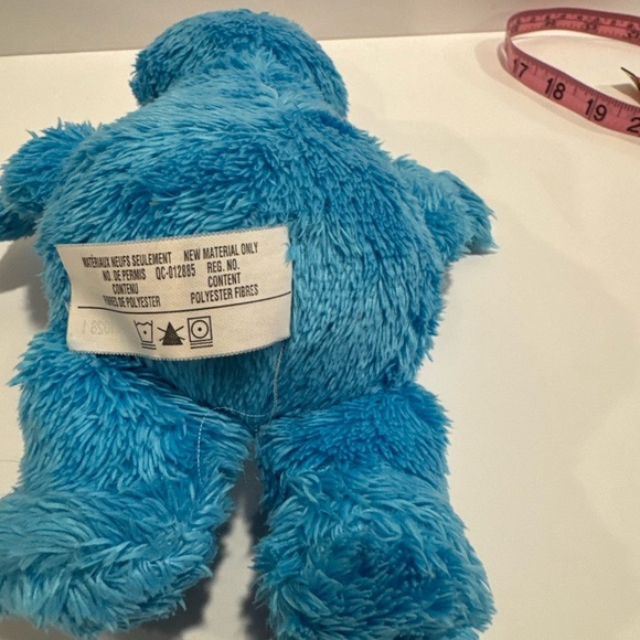 Sesame Street Cookie Monster Blue Stuffed Toy Soft Plush Doll 9.5” - Picture 4 of 6